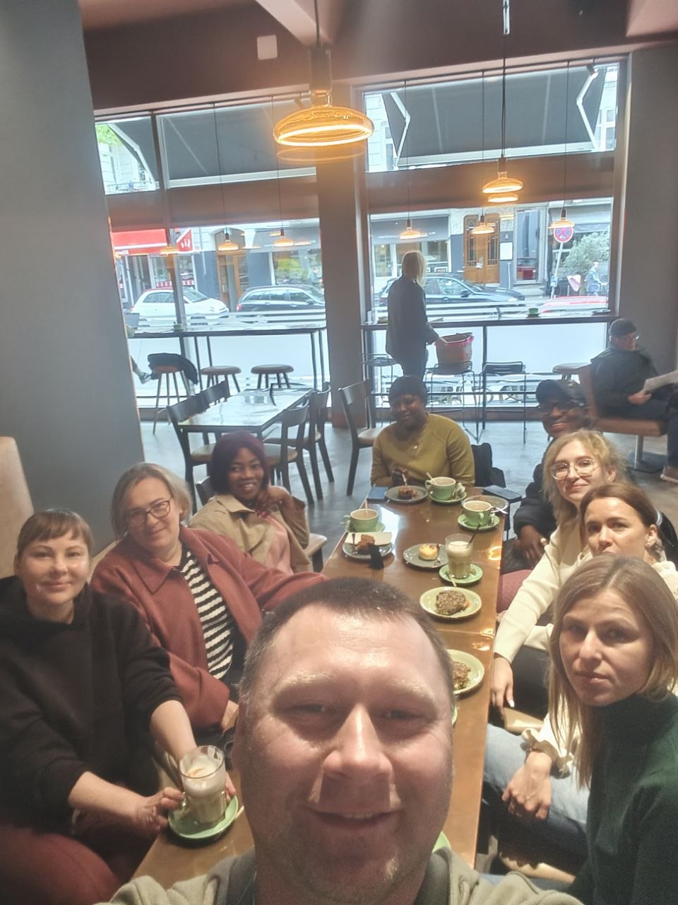 Selfie beim Netzwerktreffen von YAPA Germany e.V. im Café