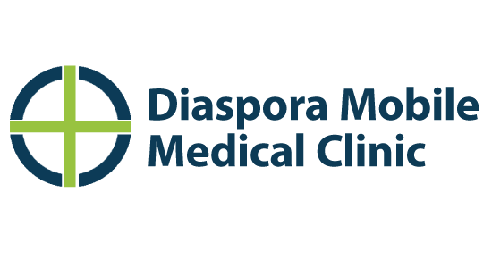 Diaspora Mobile Clinic Logo – Mobile Gesundheitsversorgung und Aufklärung für unterversorgte Gemeinschaften